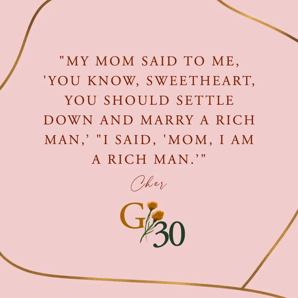 cher quote for your 30s