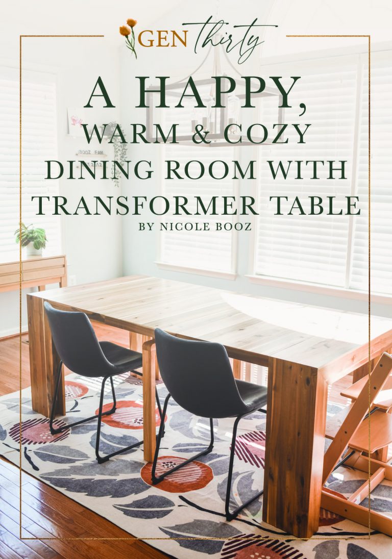Warm & Cozy Dining Room Reveal