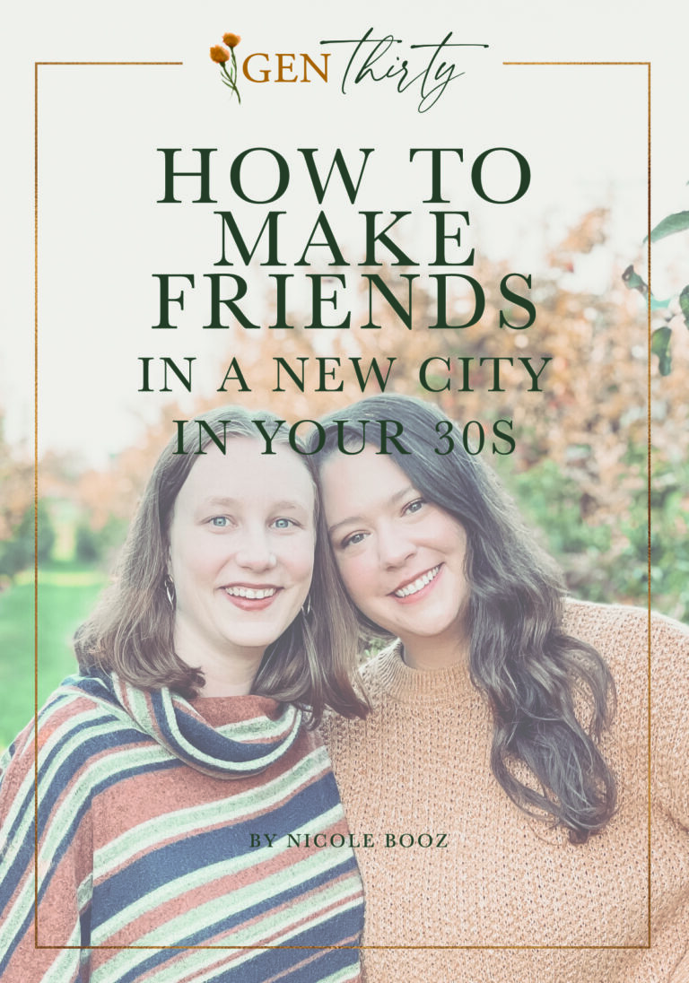 How To Make Friends in a New City in Your 30s￼