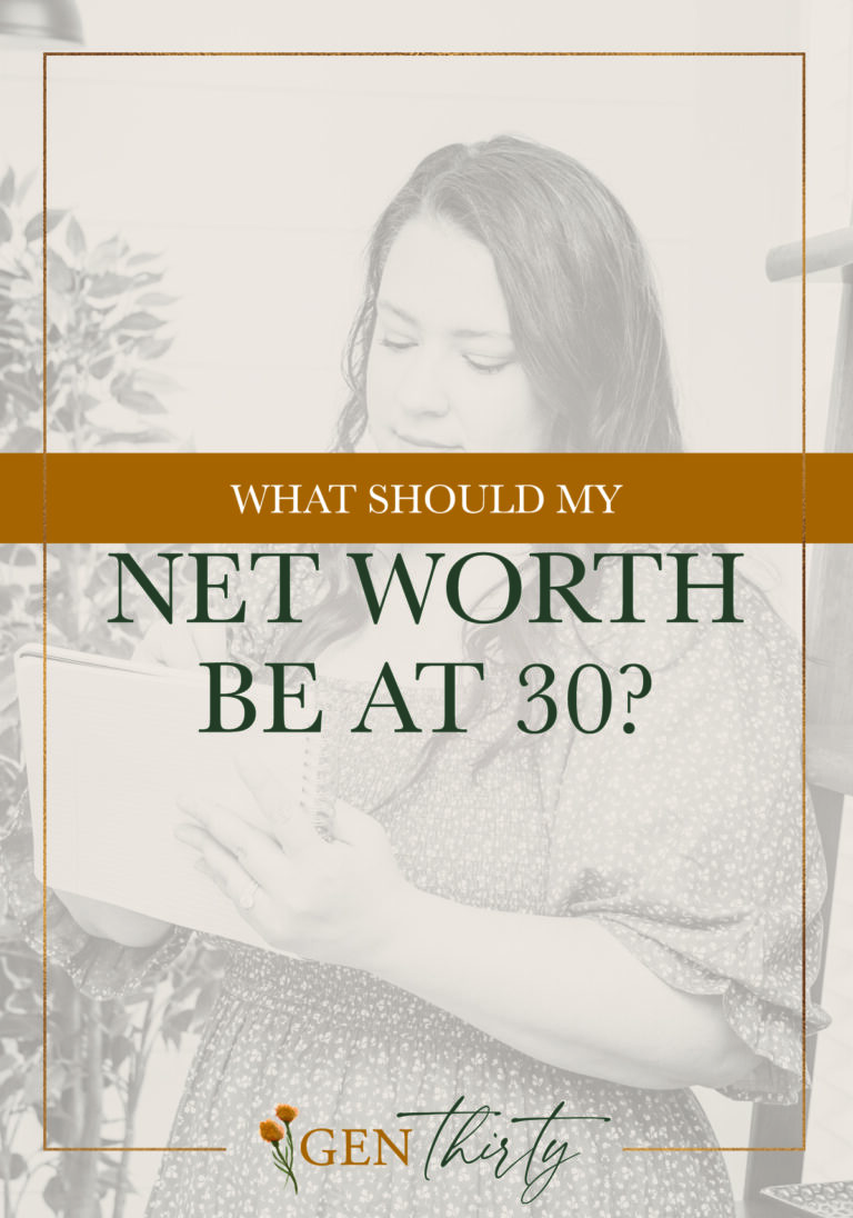 What Should My Net Worth Be at 30?