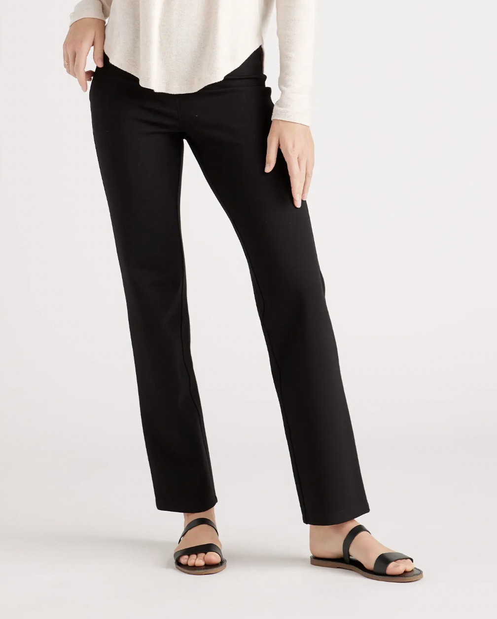 Ultra-Stretch Ponte Straight Leg Pant