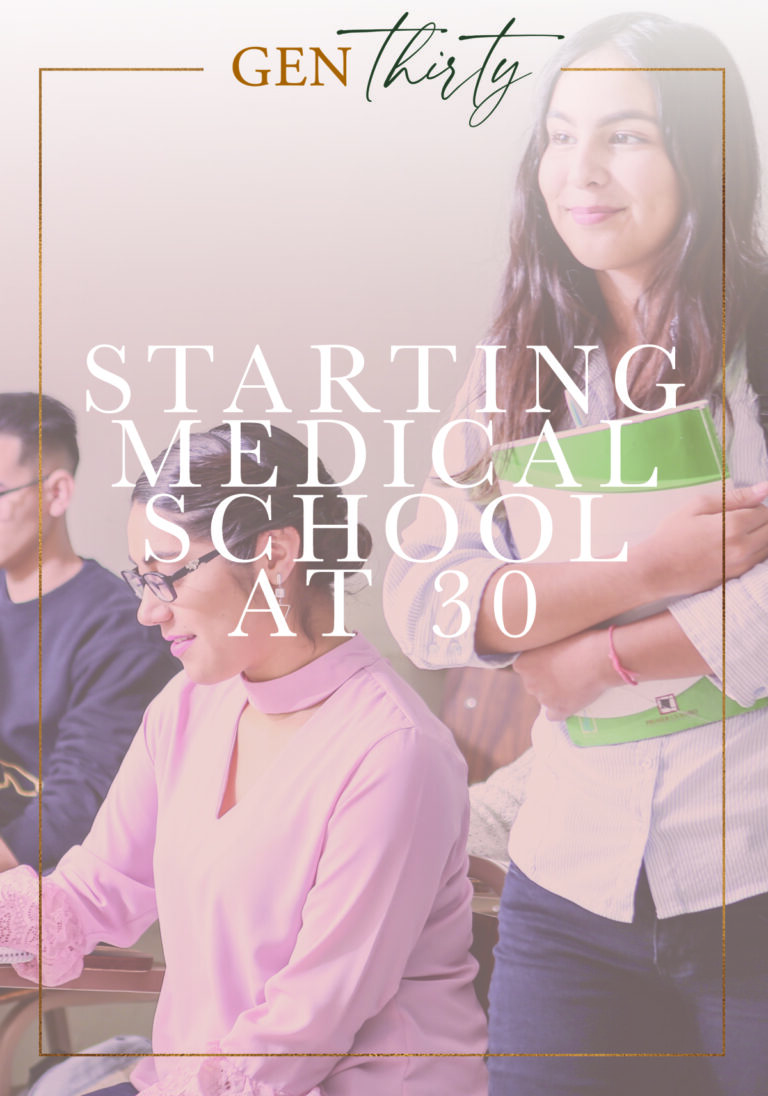 Starting Medical School at 30 - Yes or No?
