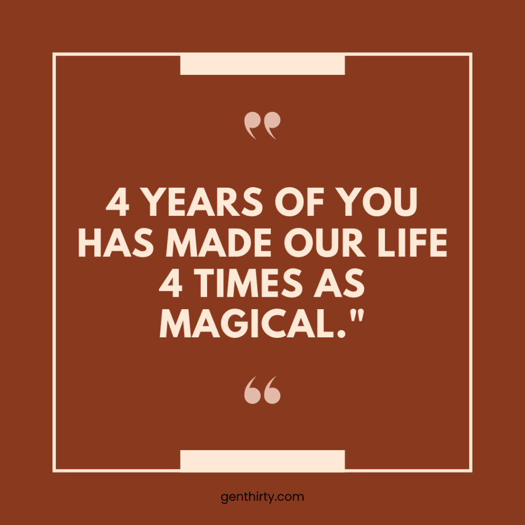 4 magical years