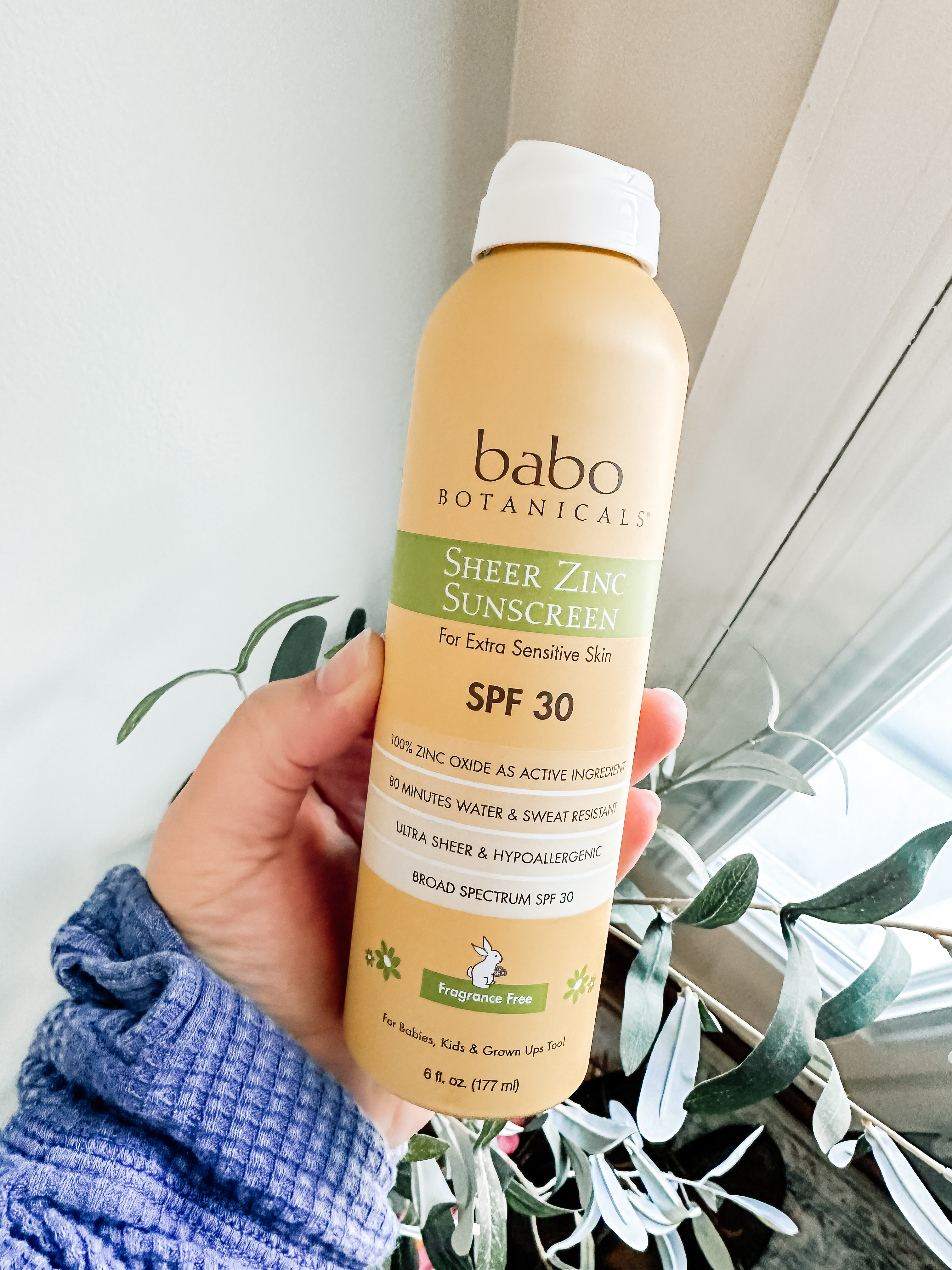 photo of babo botanicals sunscreen by nicole booz / genthirty.com / gentwenty, llc