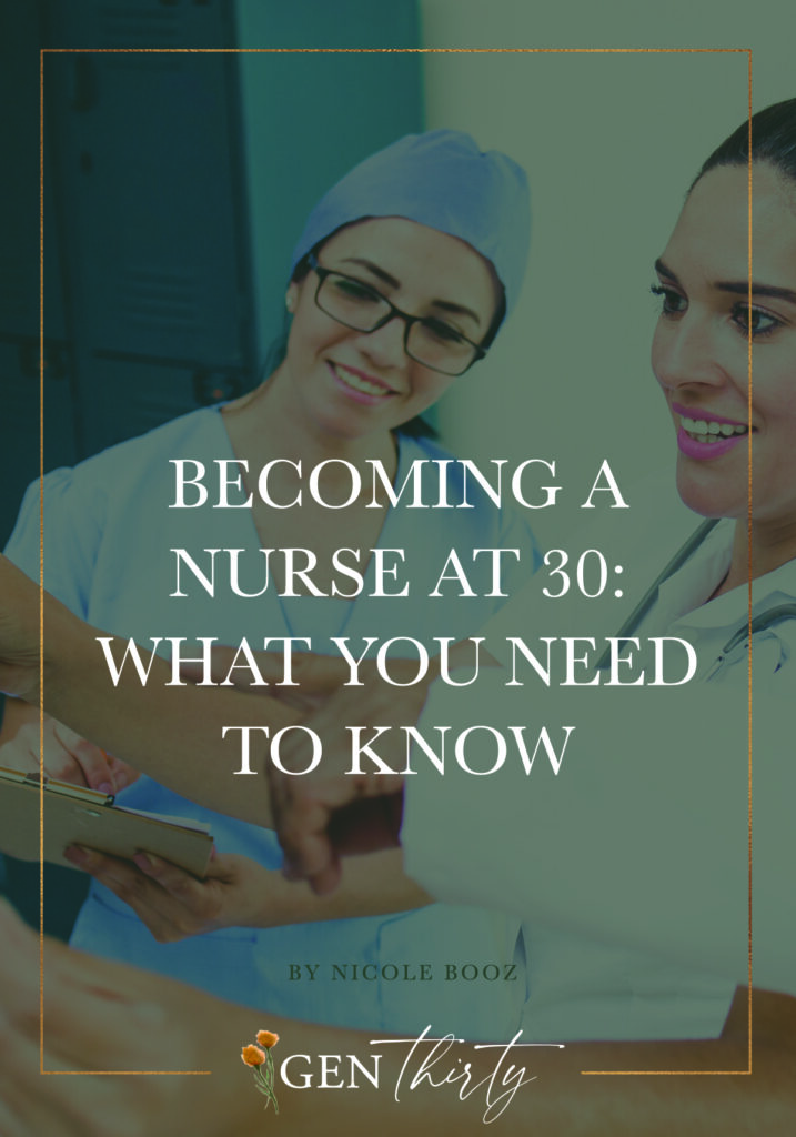 becoming a nurse at 30