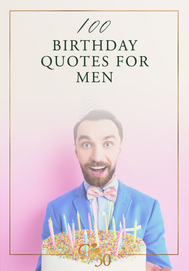 birthday quotes for men