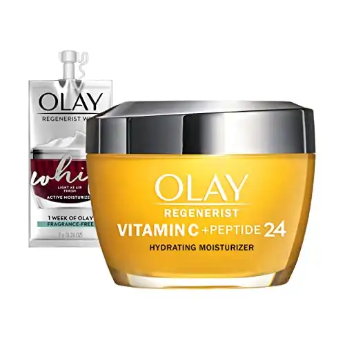 Olay Regenerist Vitamin C + Peptide 24 Brightening Face Moisturizer for Brighter Skin