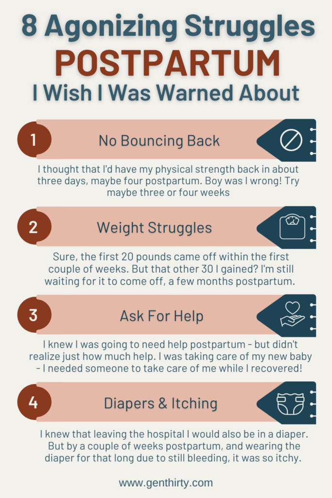 recovering after giving birth